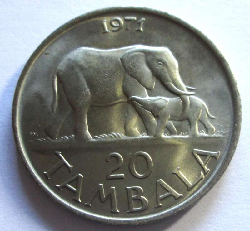1971 Malawi 20 Tambala