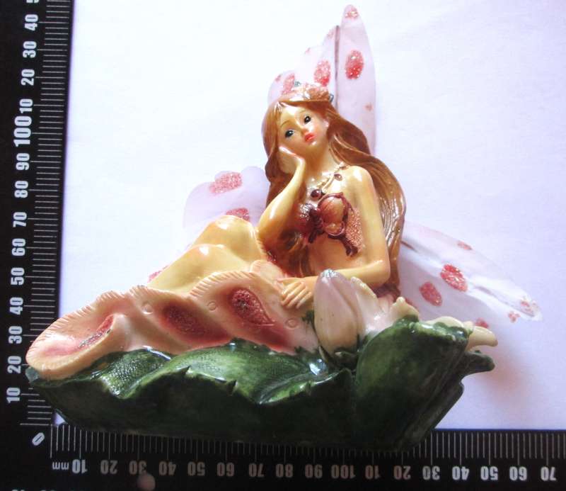 Pansy Fairy Ornament