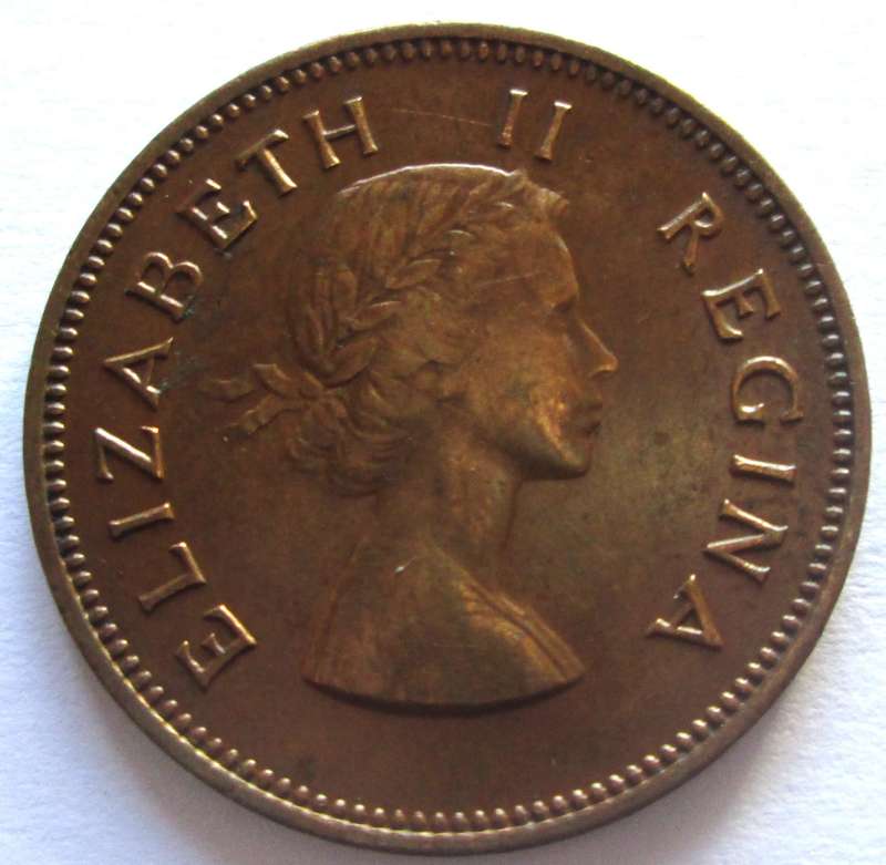 1958 Union of South Africa Half Penny
