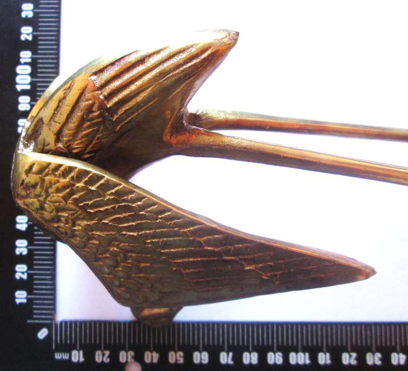 Brass Cranes Mid Century Figurines