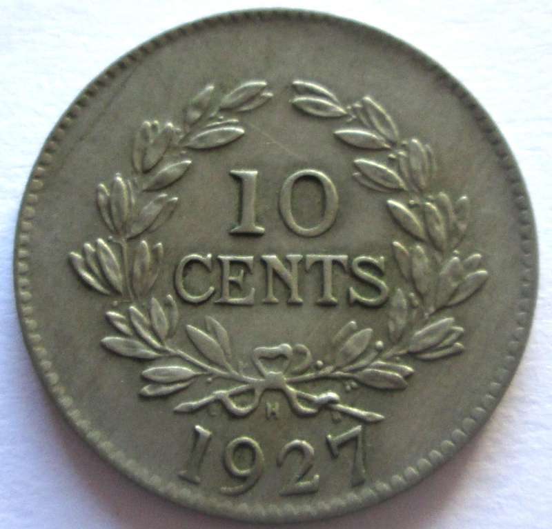 1927 British Malaysia Sarawak 10 Cents