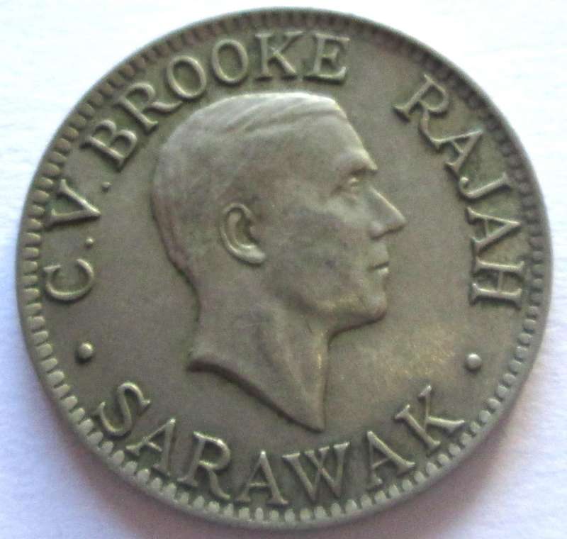 1927 British Malaysia Sarawak 10 Cents