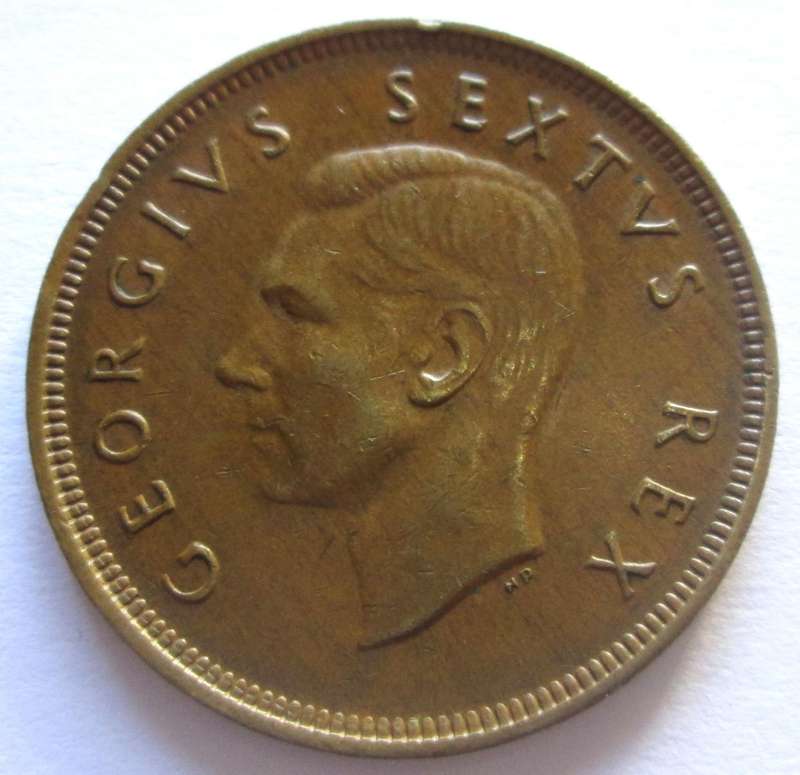 1950 Union of South Africa 1 Penny