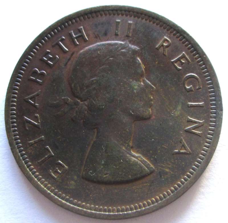 1955 Union of South Africa 1 Penny