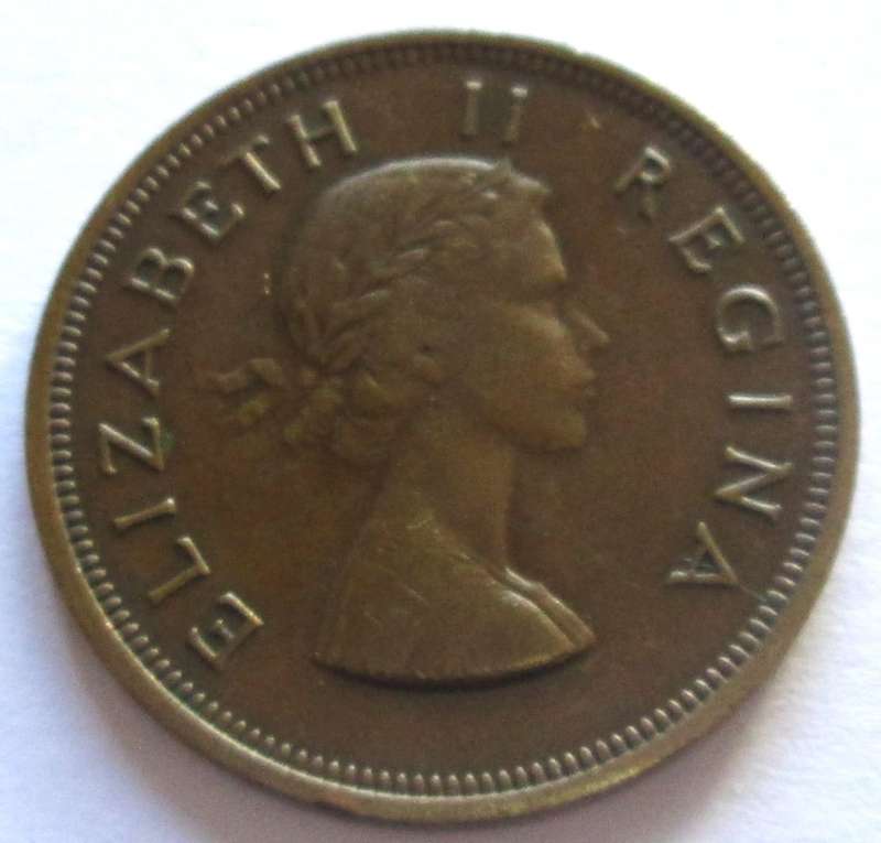 1954 Union of South Africa 1 Penny