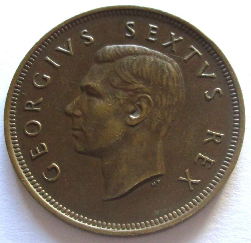 1952 Union of South Africa 1 Penny