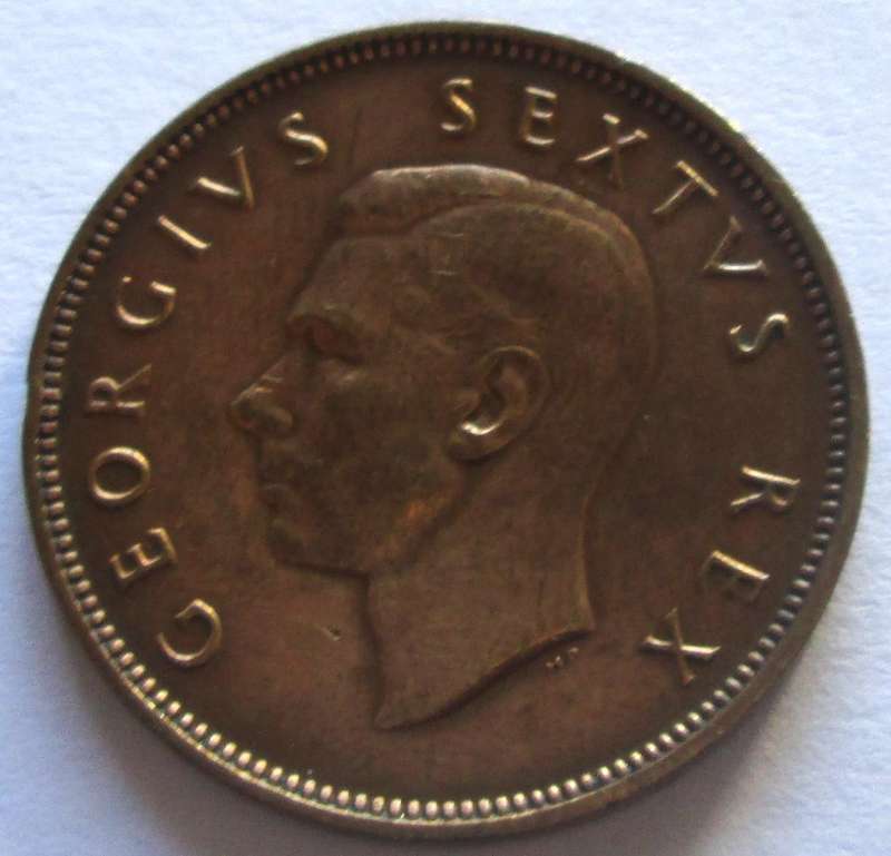 1952 Union of South Africa Half Penny