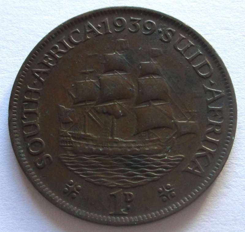 1939 Union of South Africa 1 Penny