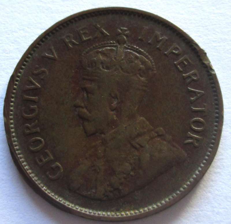 1935 Union of South Africa Half Penny