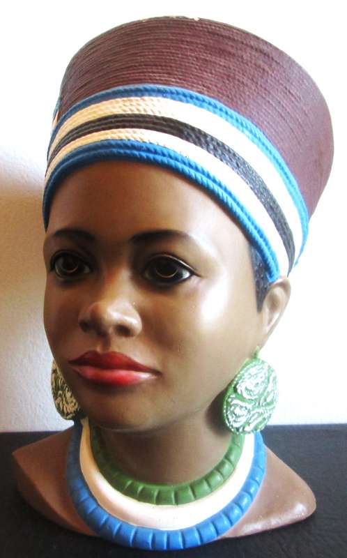 1960 African Lady Bust
