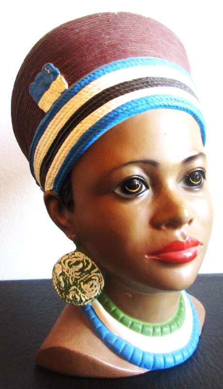 1960 African Lady Bust