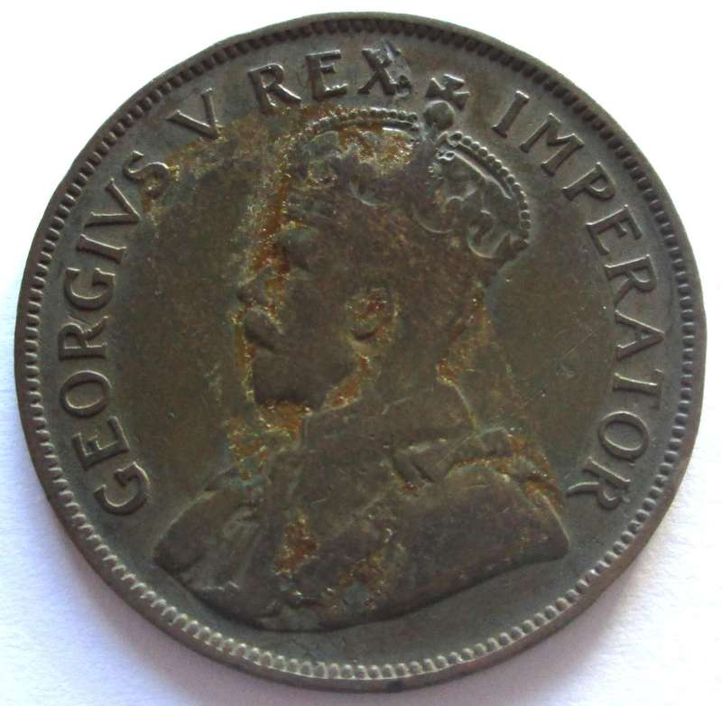 1932 Union of South Africa 1 Penny