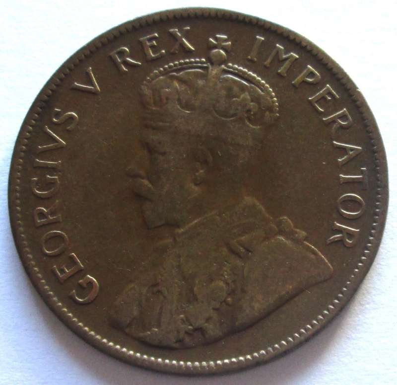 1936 Union of South Africa 1 Penny