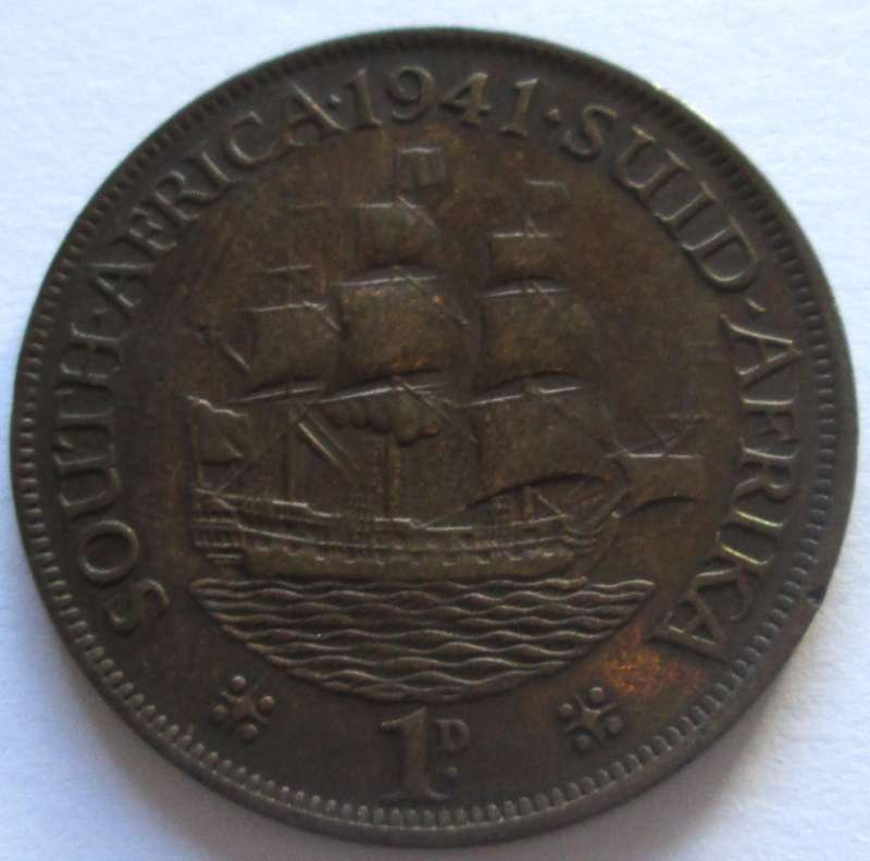 1941 Union of South Africa 1 Penny
