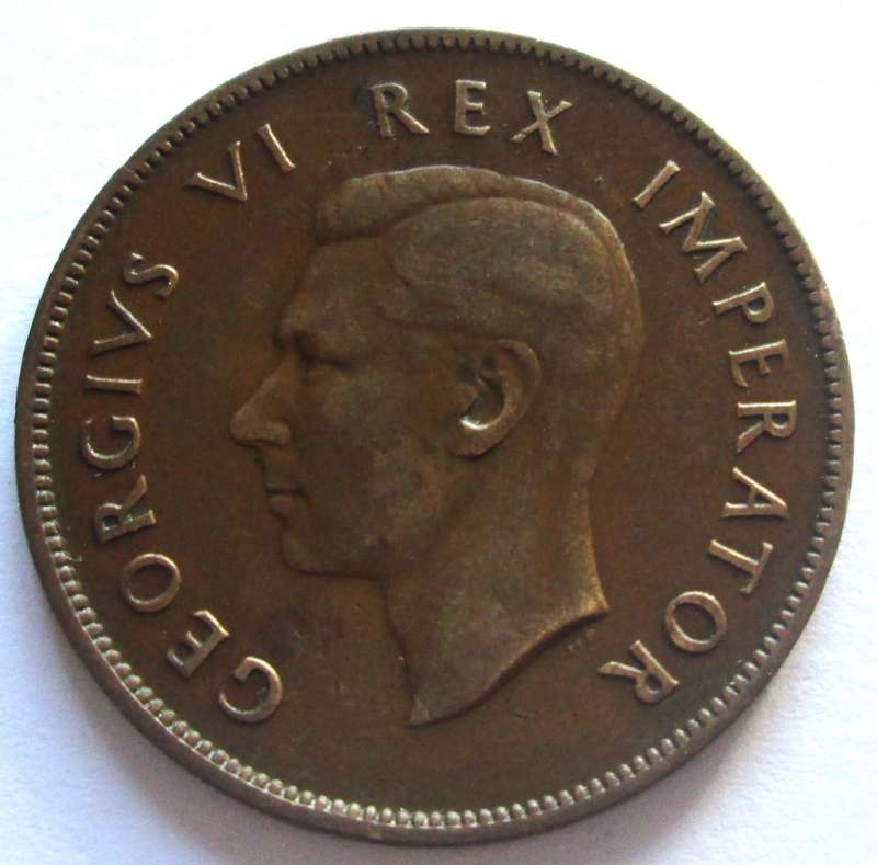 1940 Union of South Africa 1 Penny