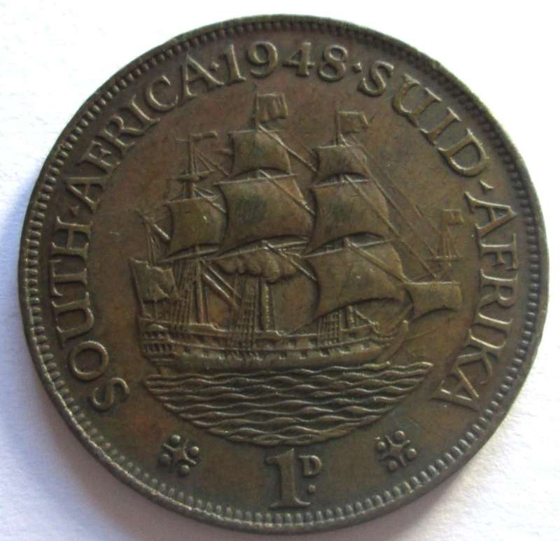 1948 Union of South Africa 1 Penny
