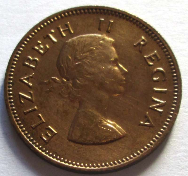 1960 Union of South Africa Half Penny