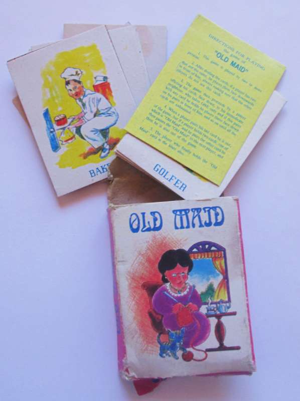 Old Maid Snap Playing Cards