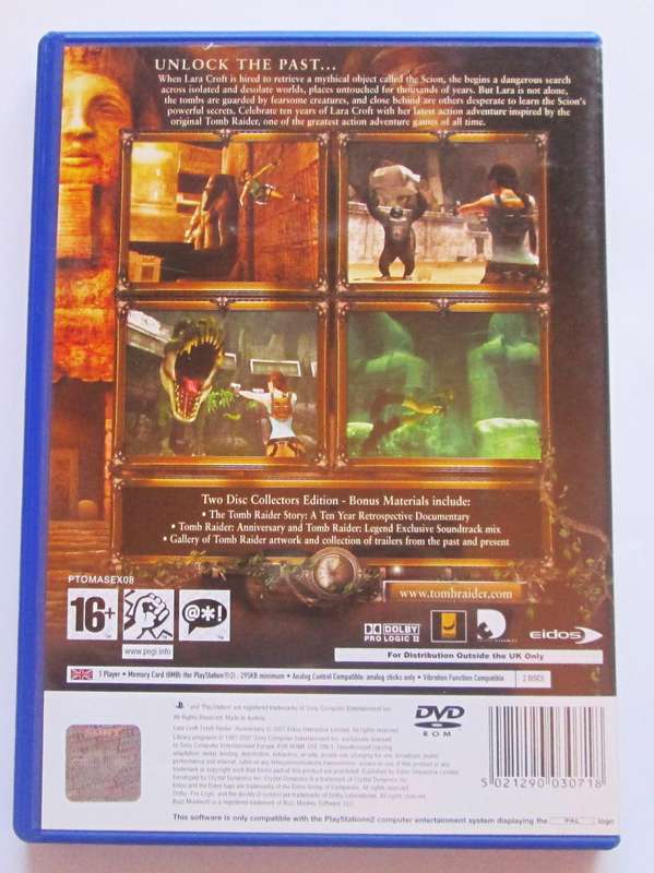Lara Croft Tomb Raider Anniversary Playstation 2