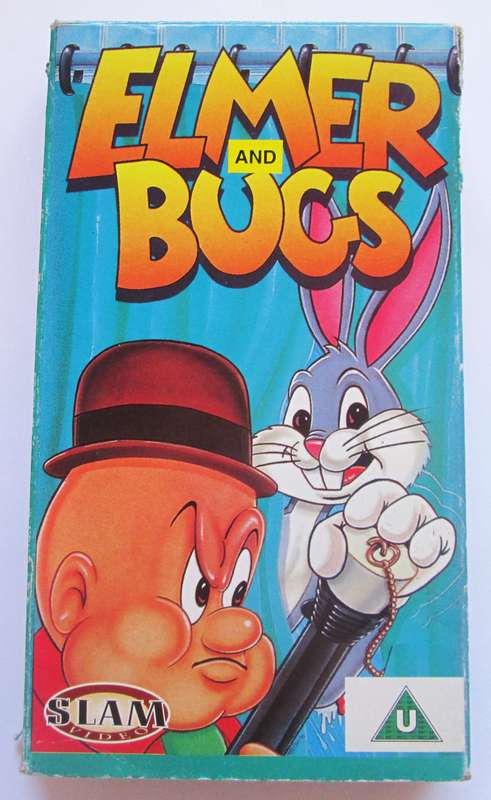 Elmer and Bugs Cartoon VHS tape