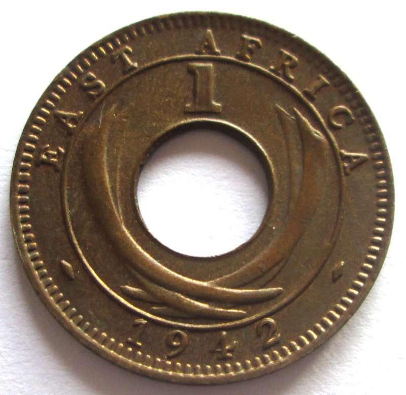 1942 East Africa 1 Cent