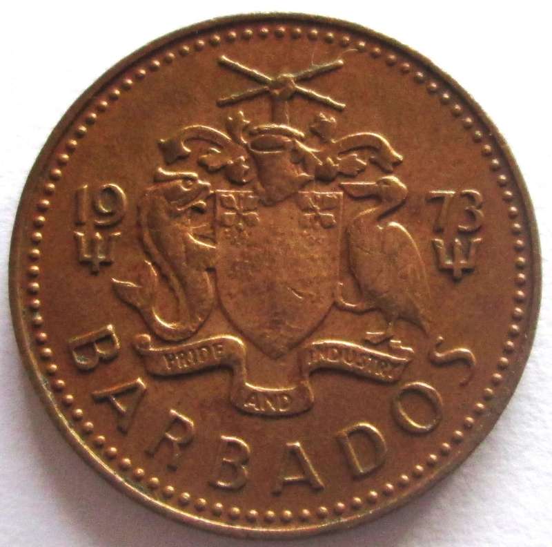 1973 Barbados 1 Cent