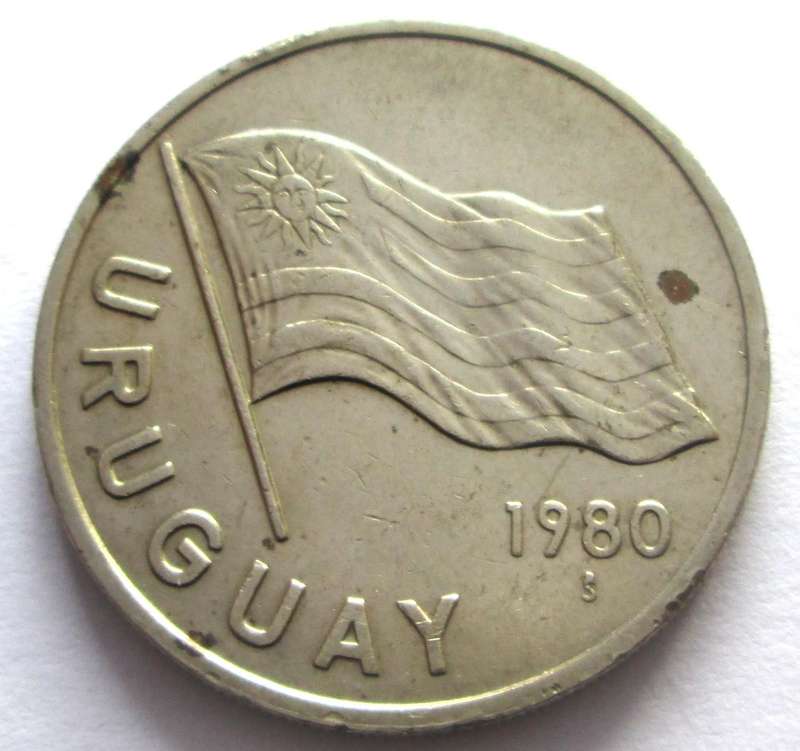 1980 Uruguay 5 Nuevos Pesos