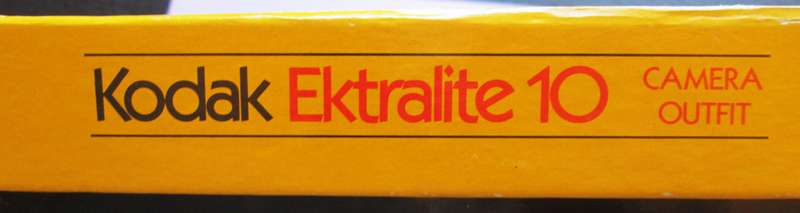 Kodak Ektralite 10 Film Camera in Original Box with Booklet made in USA