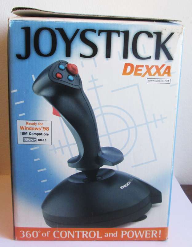 1998 Dexxa Joystick PC Compatible in Original Box with Booklit