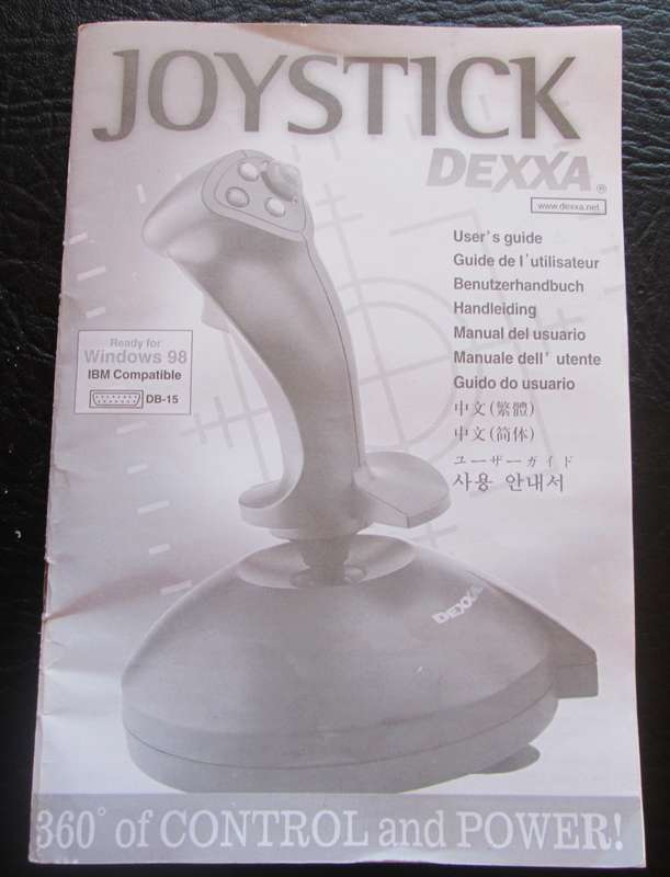 1998 Dexxa Joystick PC Compatible in Original Box with Booklit