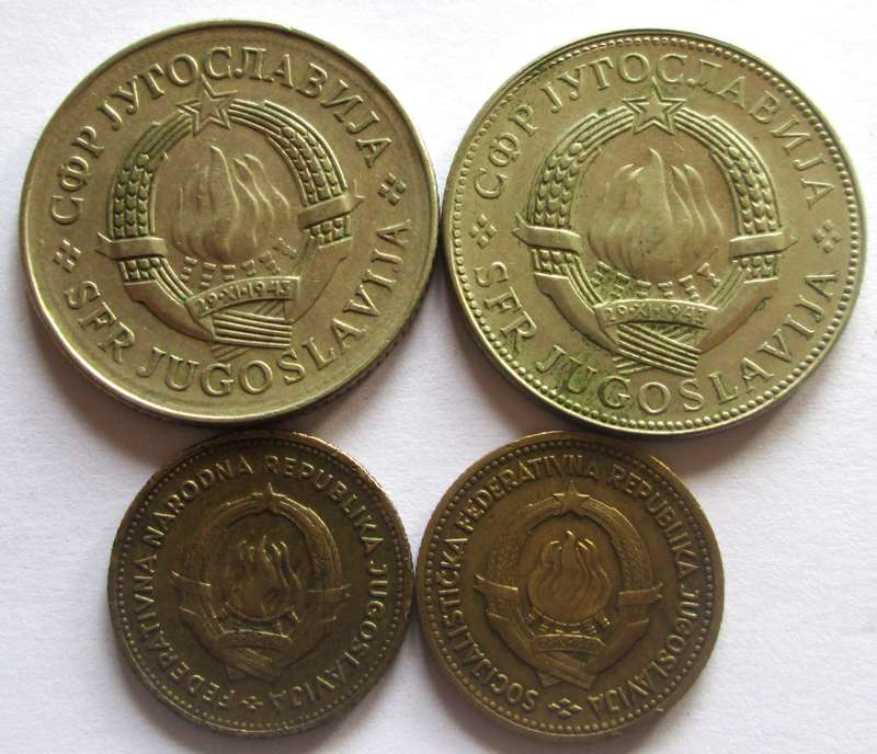 10 Dinara Yugoslavia 1955 + 1963 + 1977 + 1980