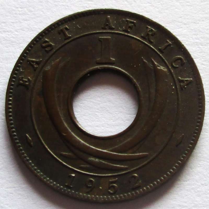 1952 East Africa 1 Cent