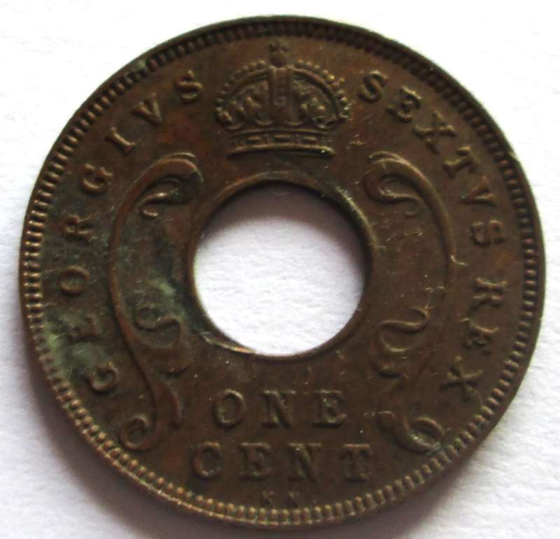1951 East Africa 1 Cent