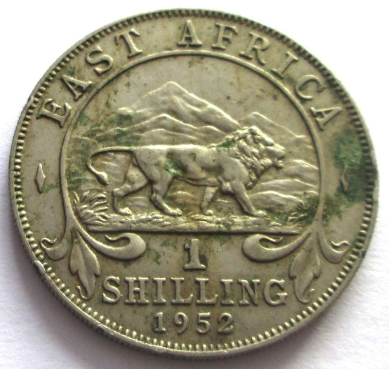 1952 East Africa 1 Shilling