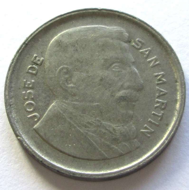 1954 Argentina 10 Centavos