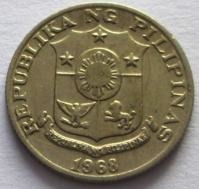 1968 Philippines 10 Sentimos