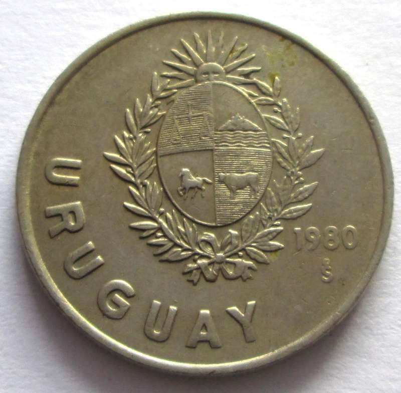 1980 Uruguay 1 Nuevo Peso