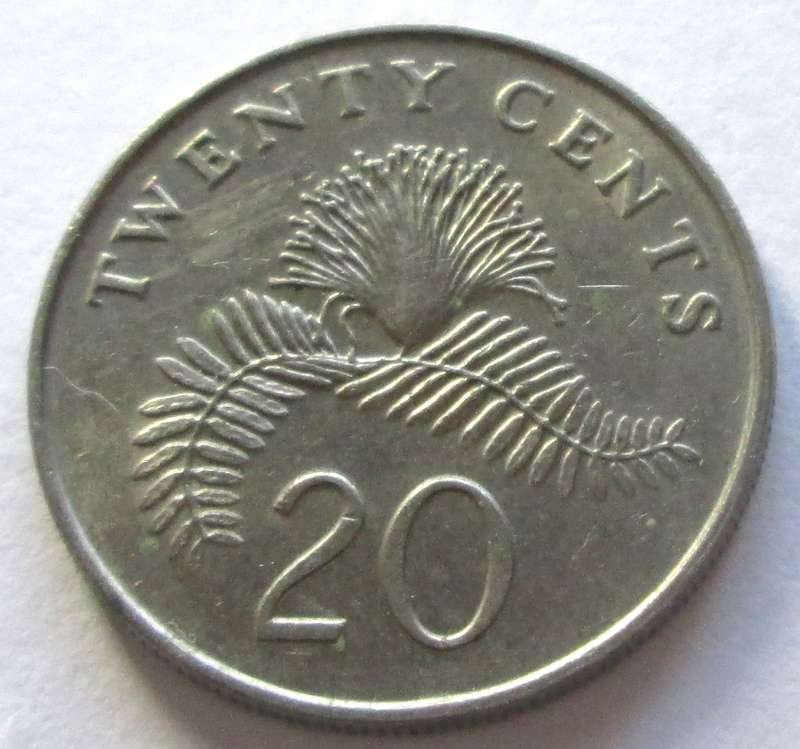1987 Singapore 20 Cents