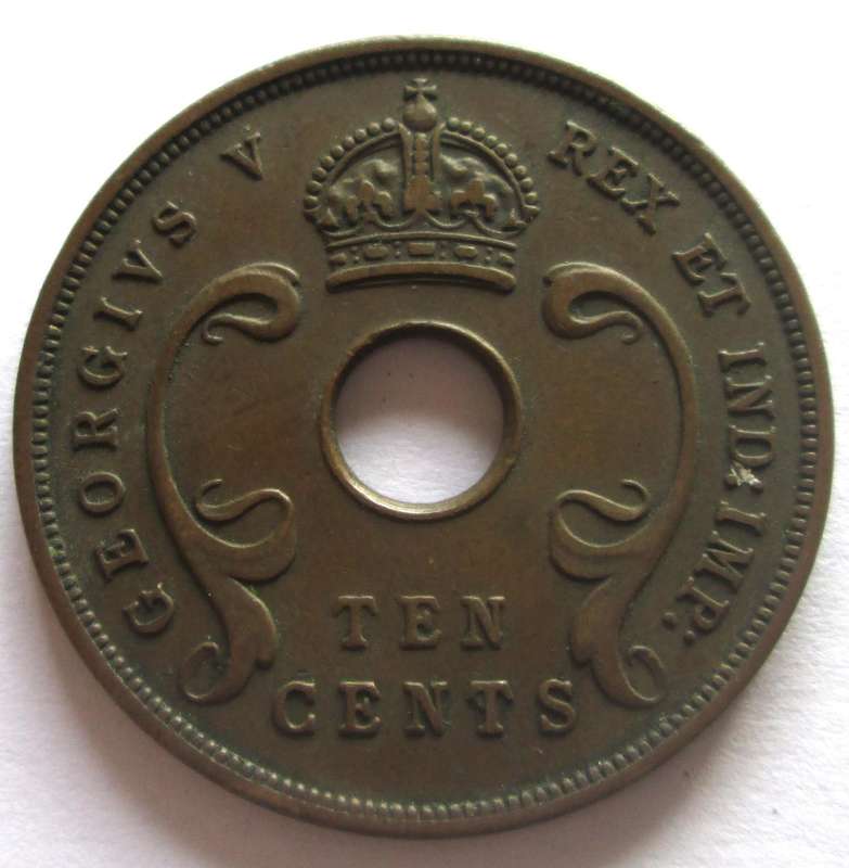 1935 East Africa 10 Cents