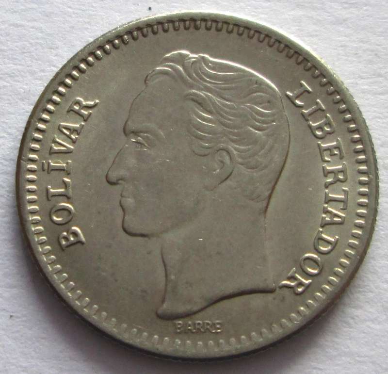 25 Centimos Venezuela 1965