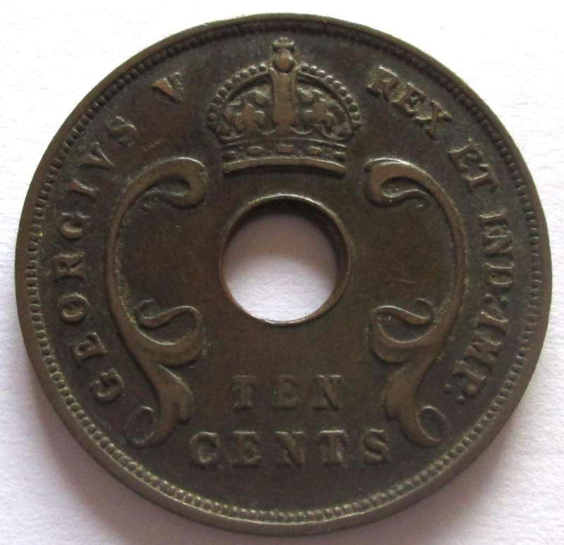 1925 East Africa 10 Cents