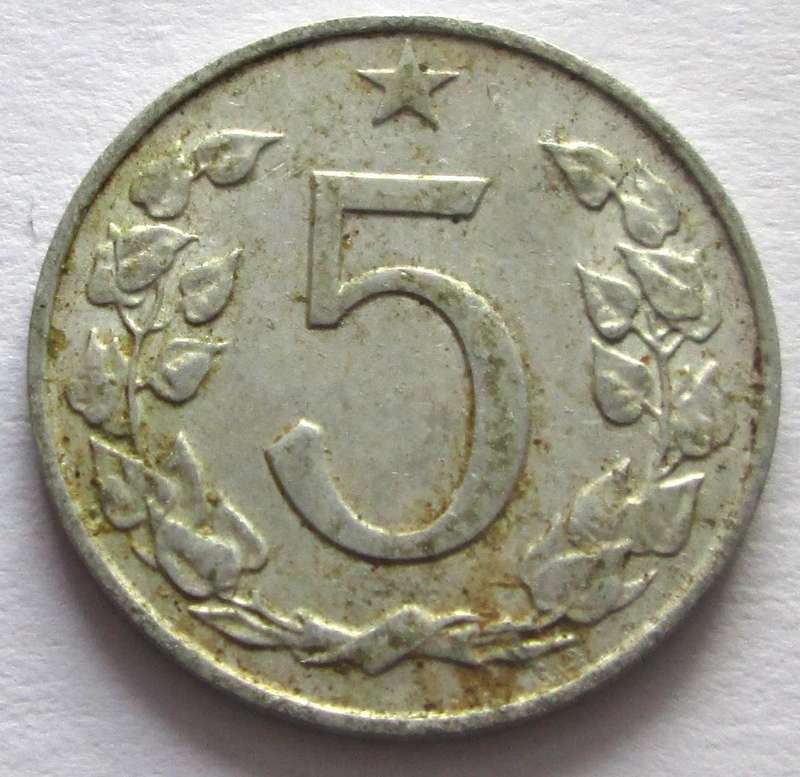 1966 Czechoslovakia 5 Haleru