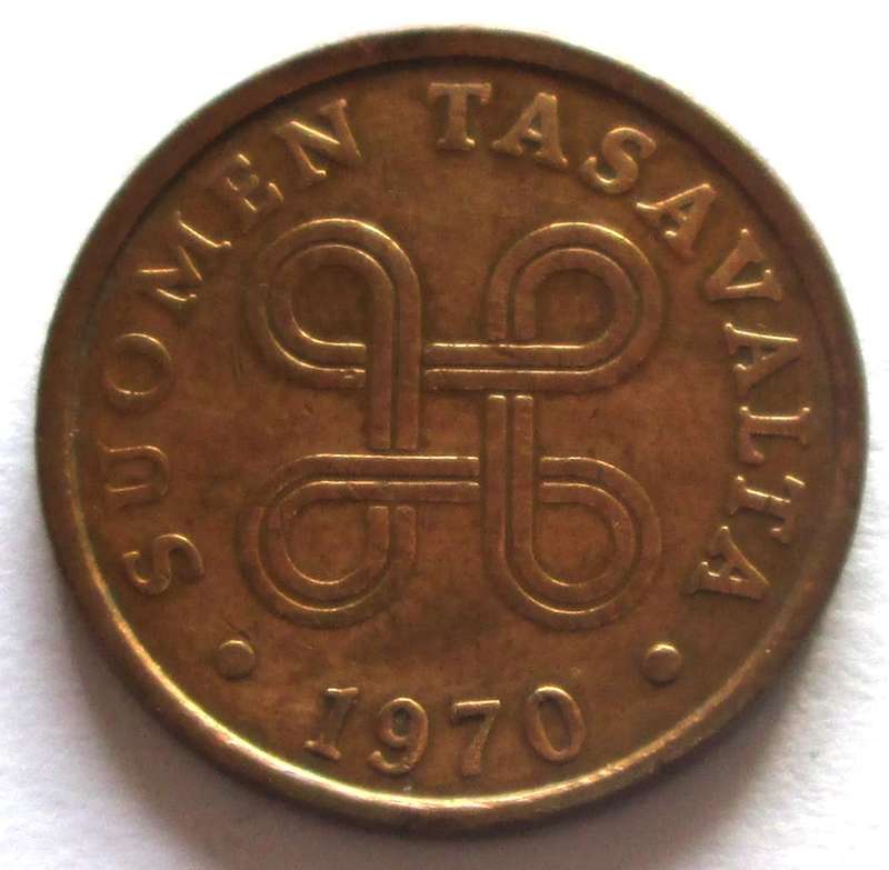 1970 Finland 5 Pennia