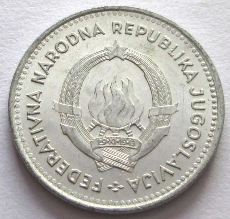 1953 Yugoslavia 2 Dinara