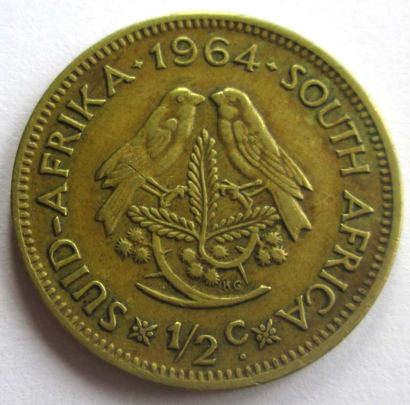 1964 South Africa Half Cent