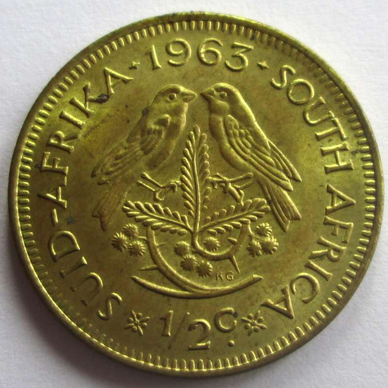 1963 South Africa Half Cent