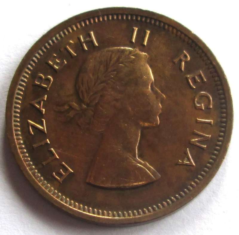 1953 Union of South Africa Quarter Penny