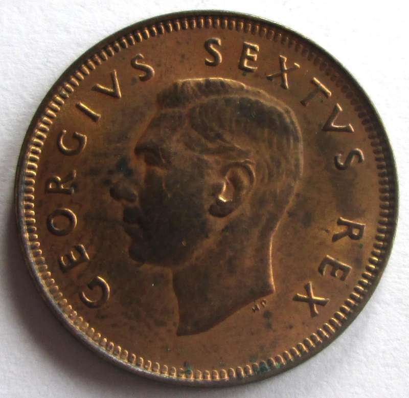 1948 Union of South Africa Quarter Penny