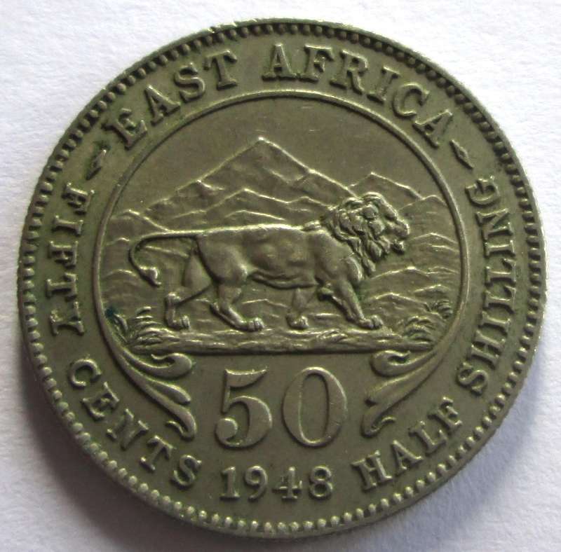 1948 East Africa 50 Cents