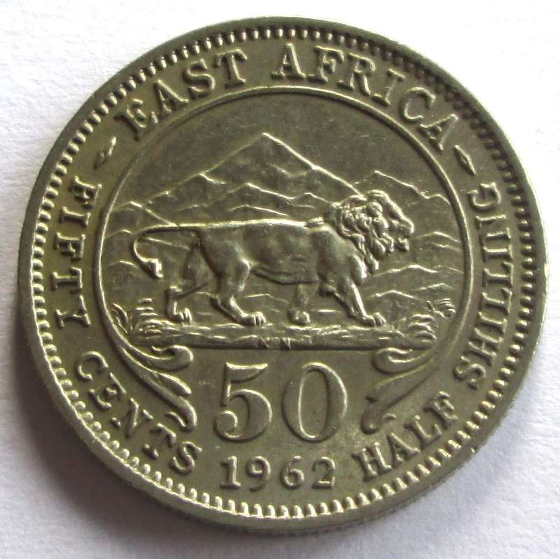 1962 East Africa 50 Cents